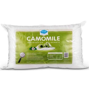 Travesseiro Sonolin Camomile Relaxante 50x70cm - Branco