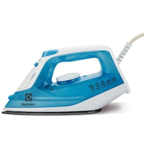 Ferro de Passar a Vapor Base Antiaderente com Spray Electrolux Easyline SIE60 Azul