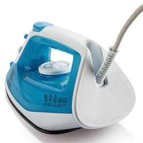 Ferro de Passar a Vapor Base Antiaderente com Spray Electrolux Easyline SIE60 Azul