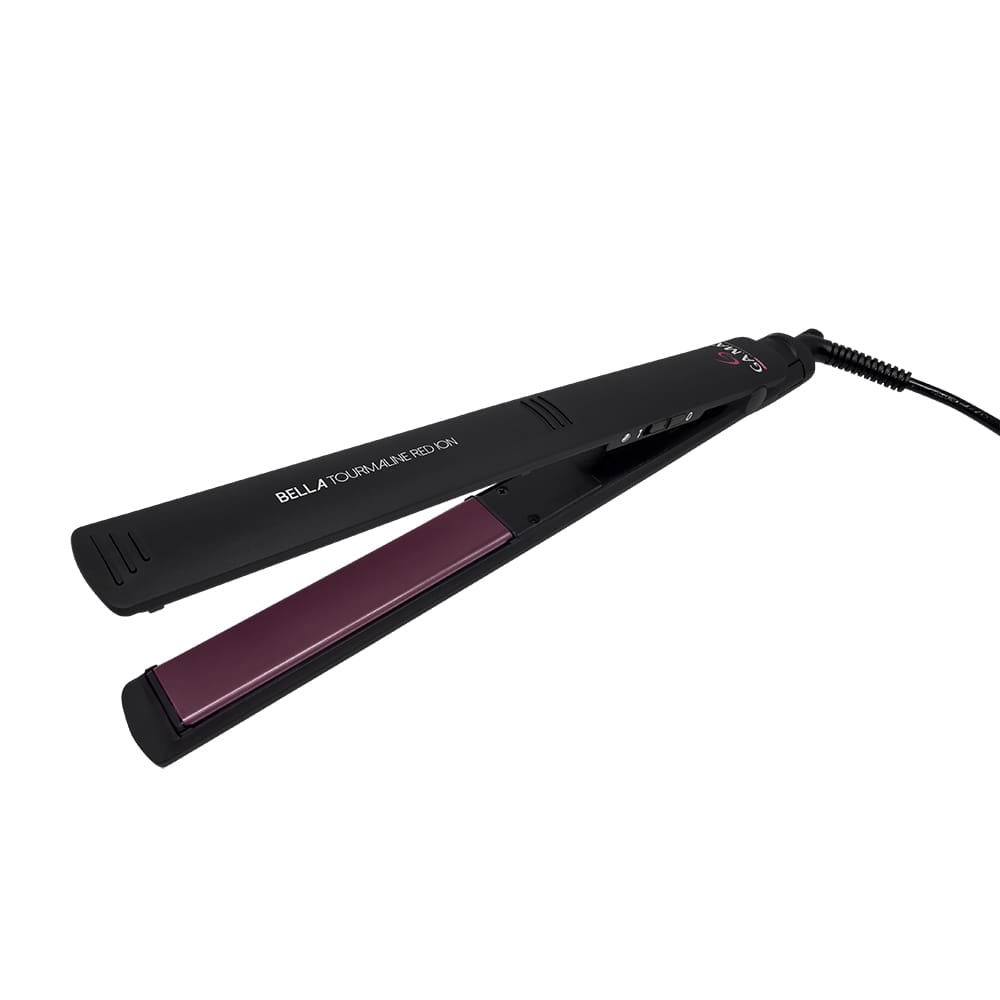 Chapinha | Prancha GA.Ma Italy Bella Tourmaline 220°C com Emissão de Íons e Cabo Giratório Preta/Vermelha - Bivolt - 1