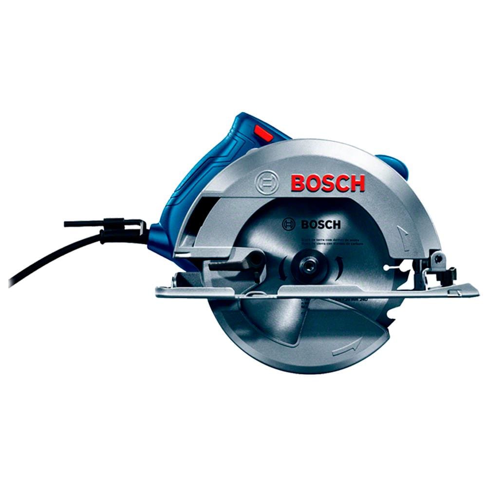 Serra Circular Bosch GKS 150 1.500W com Disco de Serra e Guia Paralelo - 220V - 1