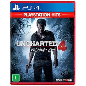 Jogo Uncharted 4: A Thief`s End - Playstation Hits - PS4, Shopping