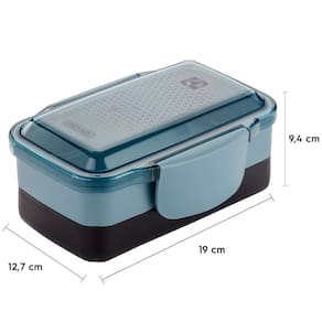 Lunch Box Electrolux em PS e AS – Preta/Cinza
