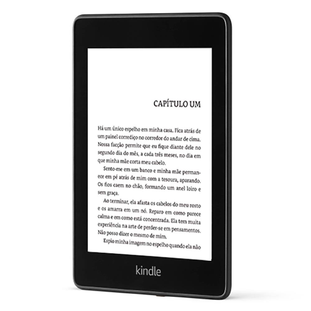 Kindle Paperwhite Preto Com 8gb Tela De 6” Wi Fi Iluminação Embutida E À Prova D`água 10ª 6175