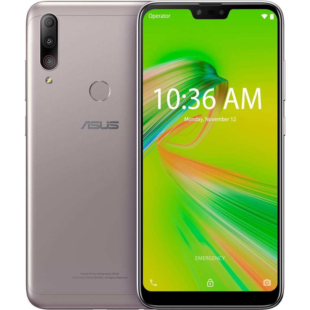 Smartphone Asus ZenFone Max Shot ZB634KL Prata 64GB, Tela 6.2", Dual Chip, Câmera Traseira Tripla, Android 8.0, Processador Octa Core e 4GB RAM - 1