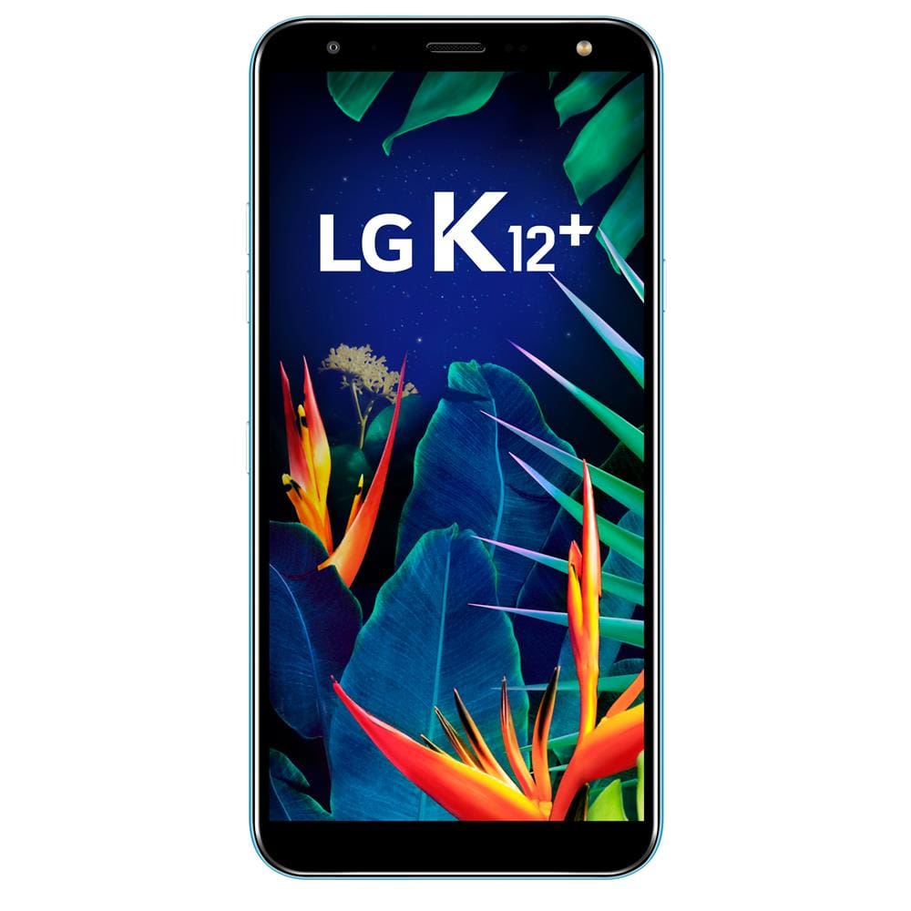 Smartphone LG K12+ Azul 32GB, Tela 5.7", Dual Chip, Câmera Traseira 16MP, Android 8.1, Processador Octa Core e 3GB RAM - 1