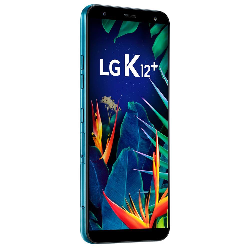 Smartphone LG K12+ Azul 32GB, Tela 5.7", Dual Chip, Câmera Traseira 16MP, Android 8.1, Processador Octa Core e 3GB RAM - 3