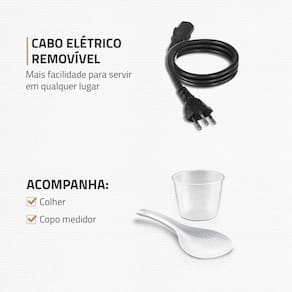 Panela Elétrica de Pressão Mondial Digital Master Cooker PE-38 5L - Preta