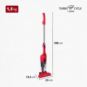 Aspirador de Pó Vertical 2 em 1 Mondial Turbo Cycle AP36 1100W - Vermelho
