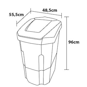 Tanquinho de Roupas Colormaq LCS10M Semiautomática Branca - 10kg