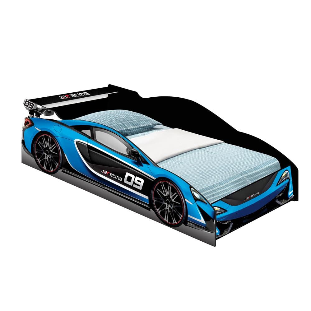 Mini Cama Infantil J&A Móveis Carro Speed - Azul - 1