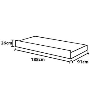 Cama Auxiliar de Solteiro J&A Móveis Essential com Rodízios - Rosa - 1