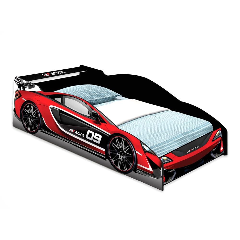 Cama Infantil J&A Móveis Carro Speed - Vermelha - 1