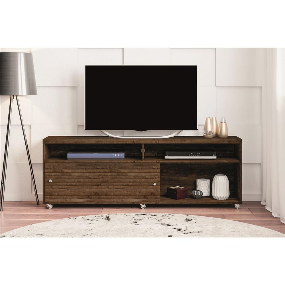 Rack Madetec Cross com 182 cm de Largura, Ideal para TV de Até 65” - Nogal - 1