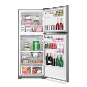 Geladeira Electrolux TF55S Frost Free Inox com Prateleira Reversível Platinum - 431 litros
