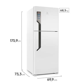 Geladeira Electrolux Frost Free TF55 com Prateleira Reversível Branca - 431L
