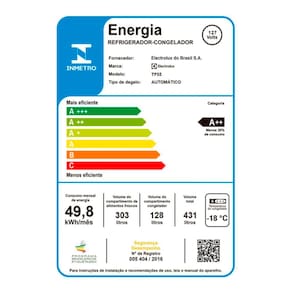 Geladeira Electrolux Frost Free TF55 com Prateleira Reversível Branca - 431L