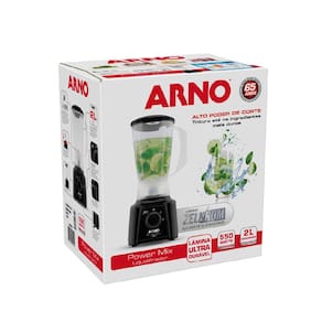 Liquidificador Arno Power Mix LQ10 Preto 550W com 2 Velocidades
