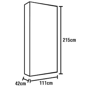 Guarda-Roupa Multimóveis Chiclete com 3 Portas e 2 Gavetas - Branco - 3