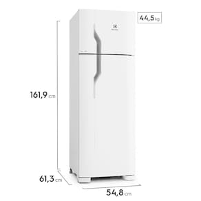 Geladeira Electrolux DC35A Cycle Defrost Super Freezer Duplex 260L - Branca