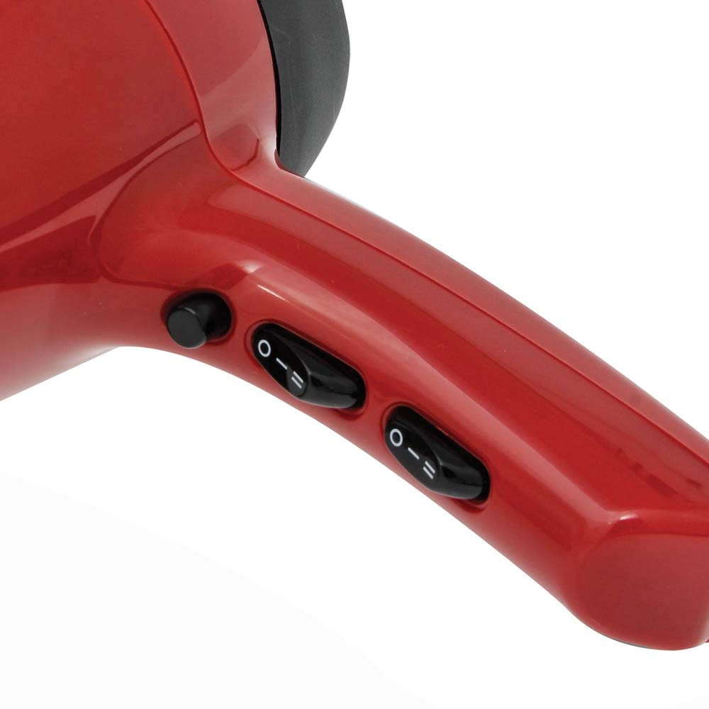 Secador de Cabelos GA.MA Italy Ionix IR Infrared Íon Lâmpada Halógena e Ondas Infravermelhas 2000W – Vermelho - 220V - 2