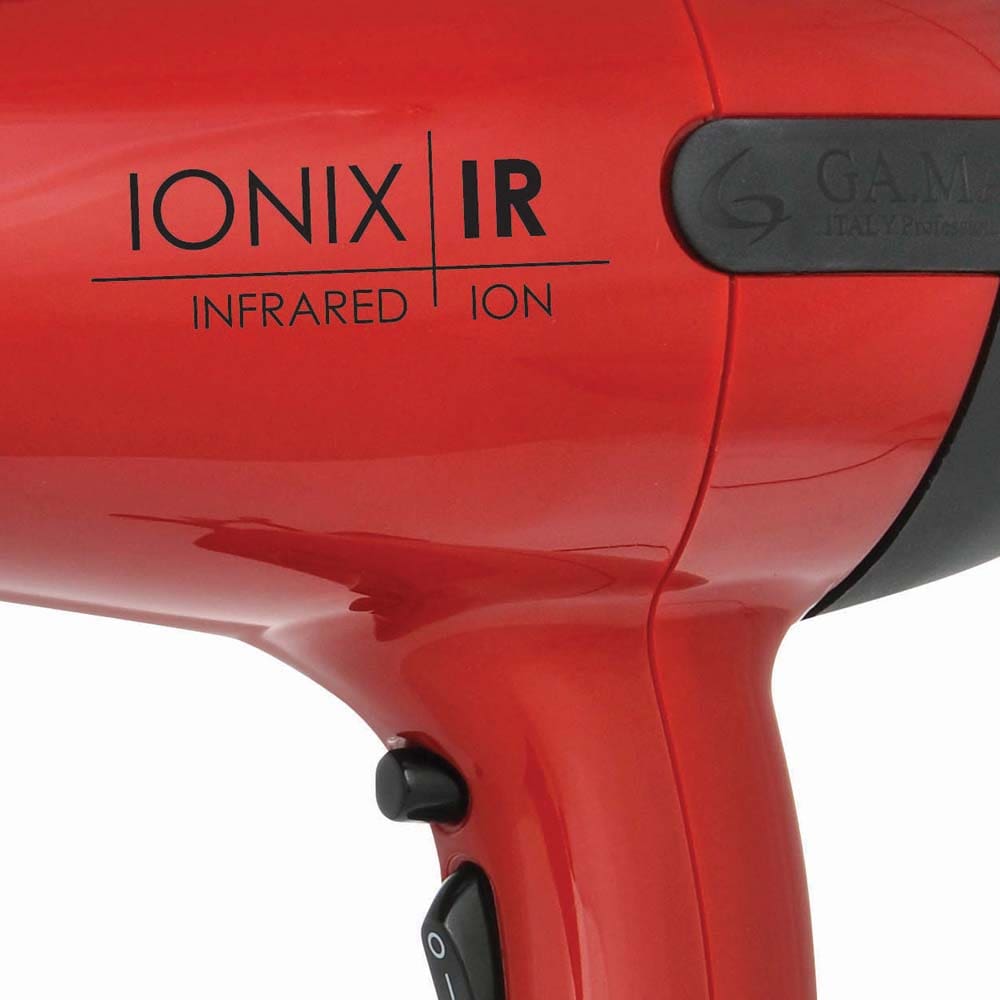 Secador de Cabelos GA.MA Italy Ionix IR Infrared Íon Lâmpada Halógena e Ondas Infravermelhas 2000W – Vermelho - 220V - 3