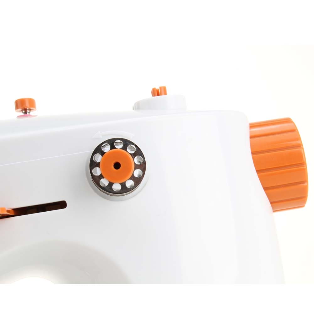 Máquina de Costura Portátil SteamMax MaxHome SM-510 - Branco/Laranja - 2