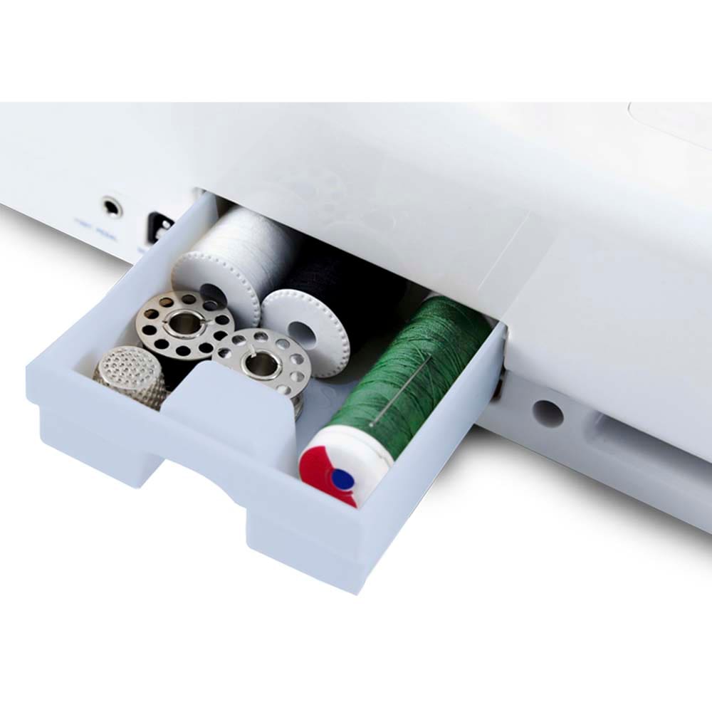 Máquina de Costura Portátil SteamMax MaxHome SM-520 - Branco/Azul - 3