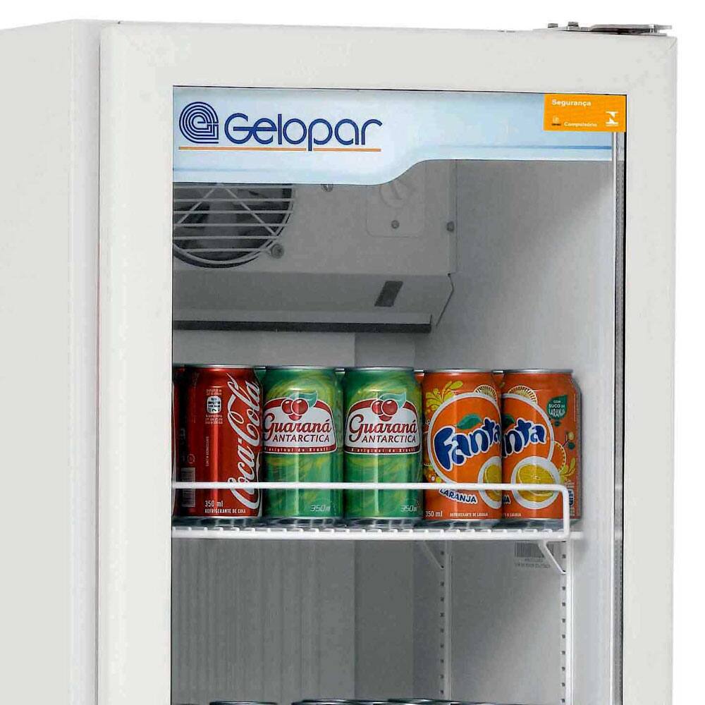 Refrigerador Vertical Gelopar Frost Free GPTU-230 Branco com Controle de Temperatura e Porta com Fechamento Automático - 230 L - 220V - 1