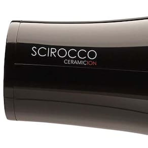 Secador de Cabelos GA.MA Italy Scirocco Ceramic Íon Motor AC Profissional e 3 Temperaturas 2000W – Preto - 110v - 1