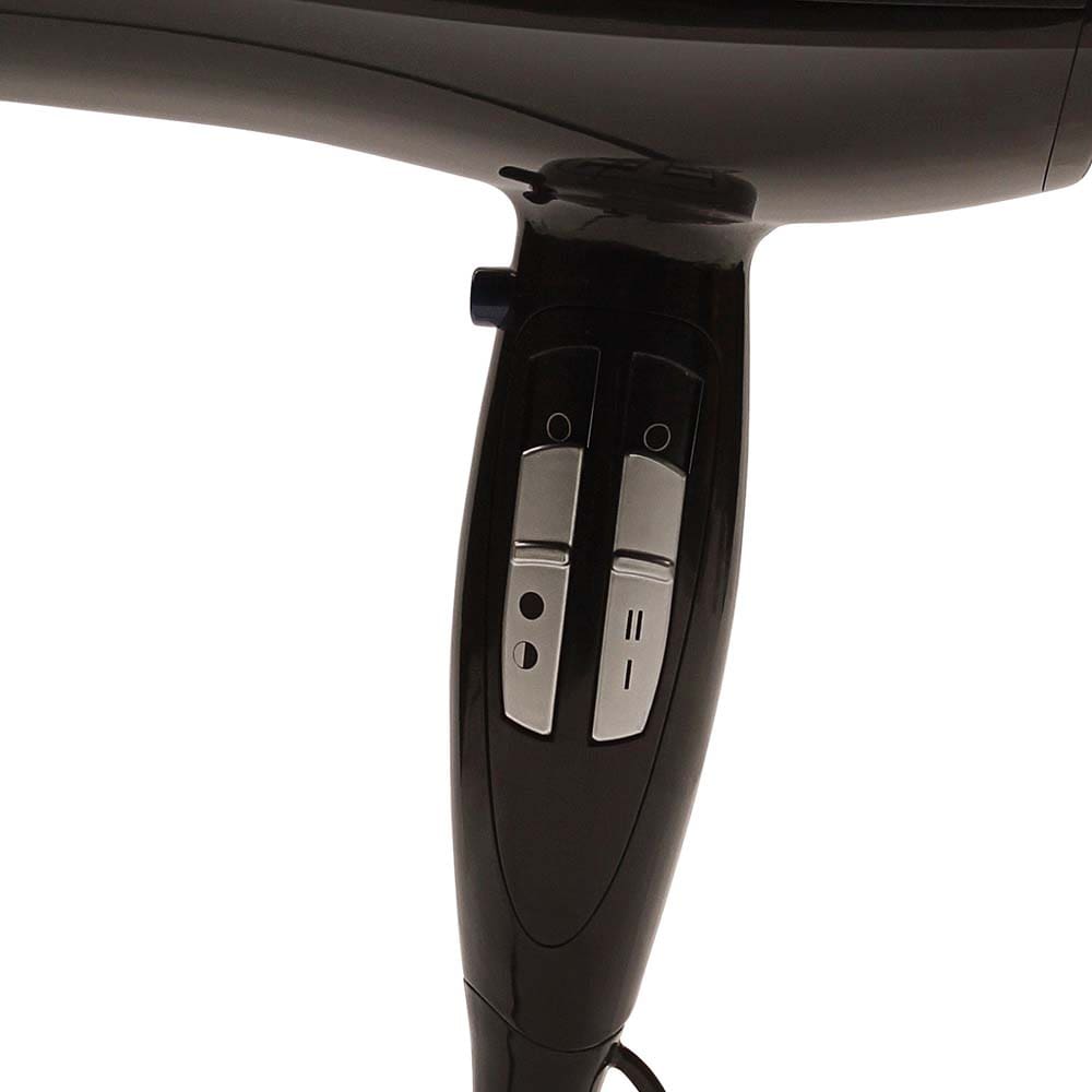 Secador de Cabelos GA.MA Italy Scirocco Ceramic Íon Motor AC Profissional e 3 Temperaturas 2000W – Preto - 110v - 2