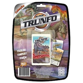 TRUNFO DINOSSAUROS 2 - Jogo de Cartas Trunfo Dinossauros 2 - Grow - GROW