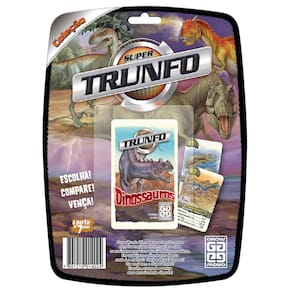 TRUNFO DINOSSAUROS 2 - Jogo de Cartas Trunfo Dinossauros 2 - Grow