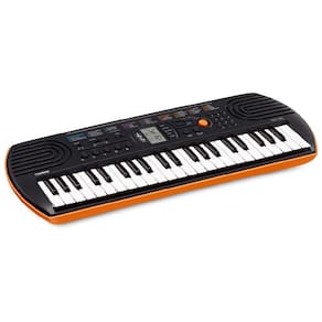 Mini Teclado Elétrico Infantil Casio SA-76H2 - Preto/Laranja - Shopping  TudoAzul