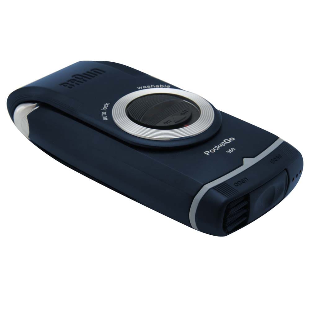 Barbeador Braun PocketGo 550 Lavável - Azul Marinho - 2