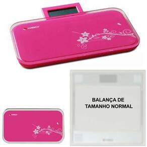Balança Digital Wiso Ultra Portátil Rosa W601 95943 - 1