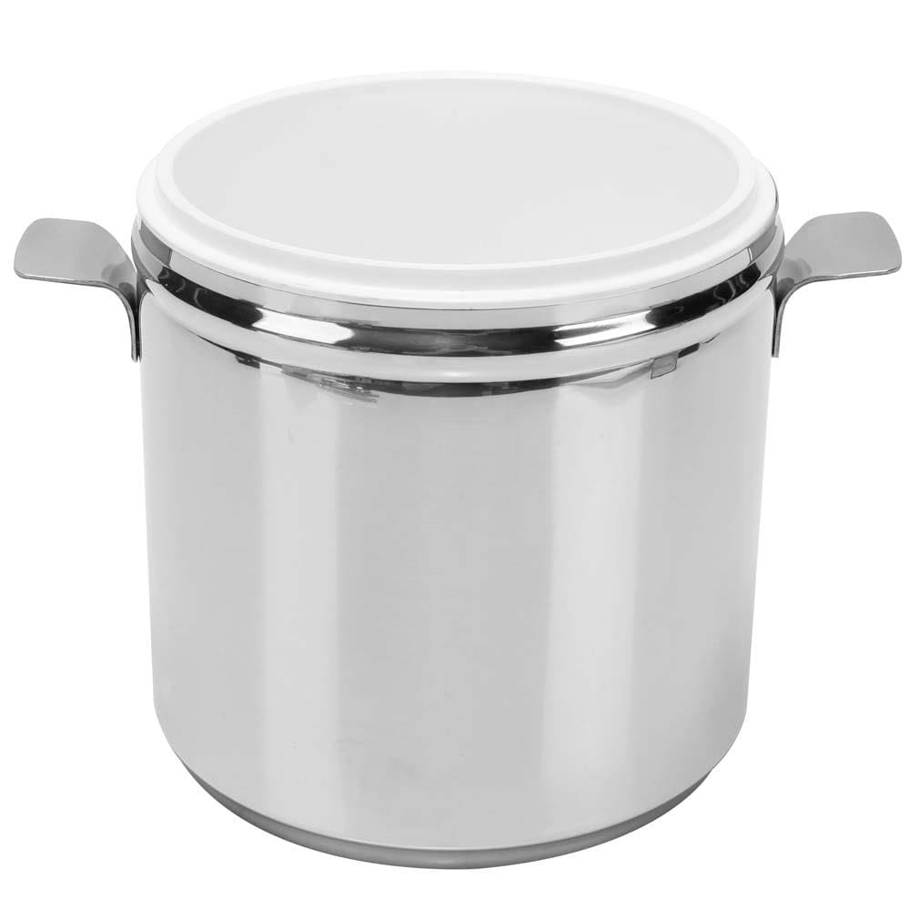 Balde Térmico para Gelo com Pinça Brinox Savoy em Aço Inox - 1,5 L - BALDE TERM 1,5L C/PINCA SAVOY BRINOX - 1