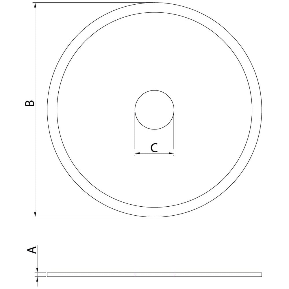 Disco de Corte Diamantado Tramontina Contínuo 4.3/8" - DIS CORTE DIAMANTADO CONT 4 3 8 NEUTRA TRAMONTINA - 1