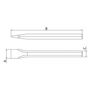 Talhadeira com Barra Sextavada Tramontina - Preto - 12" - TALHADEIRA 12 PRETO TRAMONTINA - 1