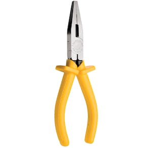 Alicate de Bico Chato Tramontina 6” com Cabo Isolado - Amarelo