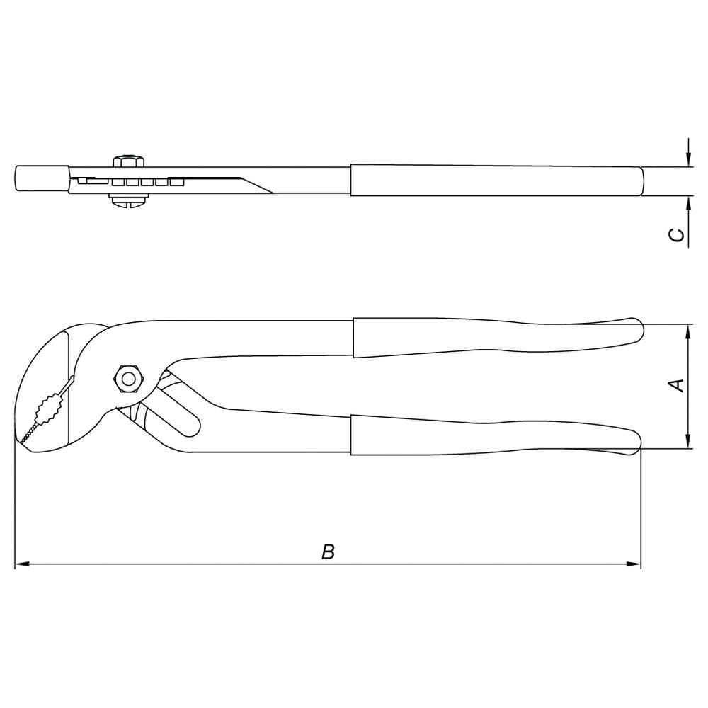 Alicate Bomba D’Água Tramontina 10” - Amarelo - ALICATE BOMBA DAGUA 10 AMARELO TRAMONTINA - 1