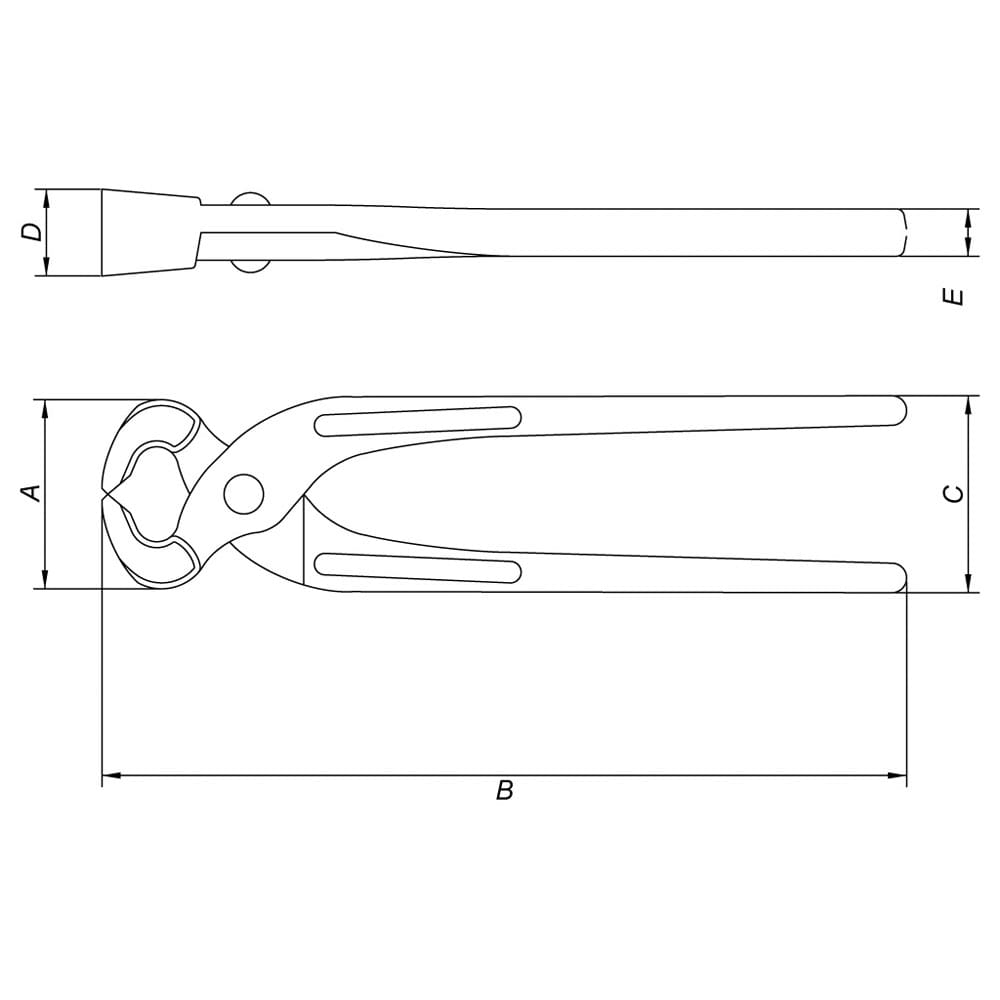 Torques Carpinteiro Tramontina 6” - Preto - TORQUES CARPINTEIRO 6 PRETO TRAMONTINA - 1