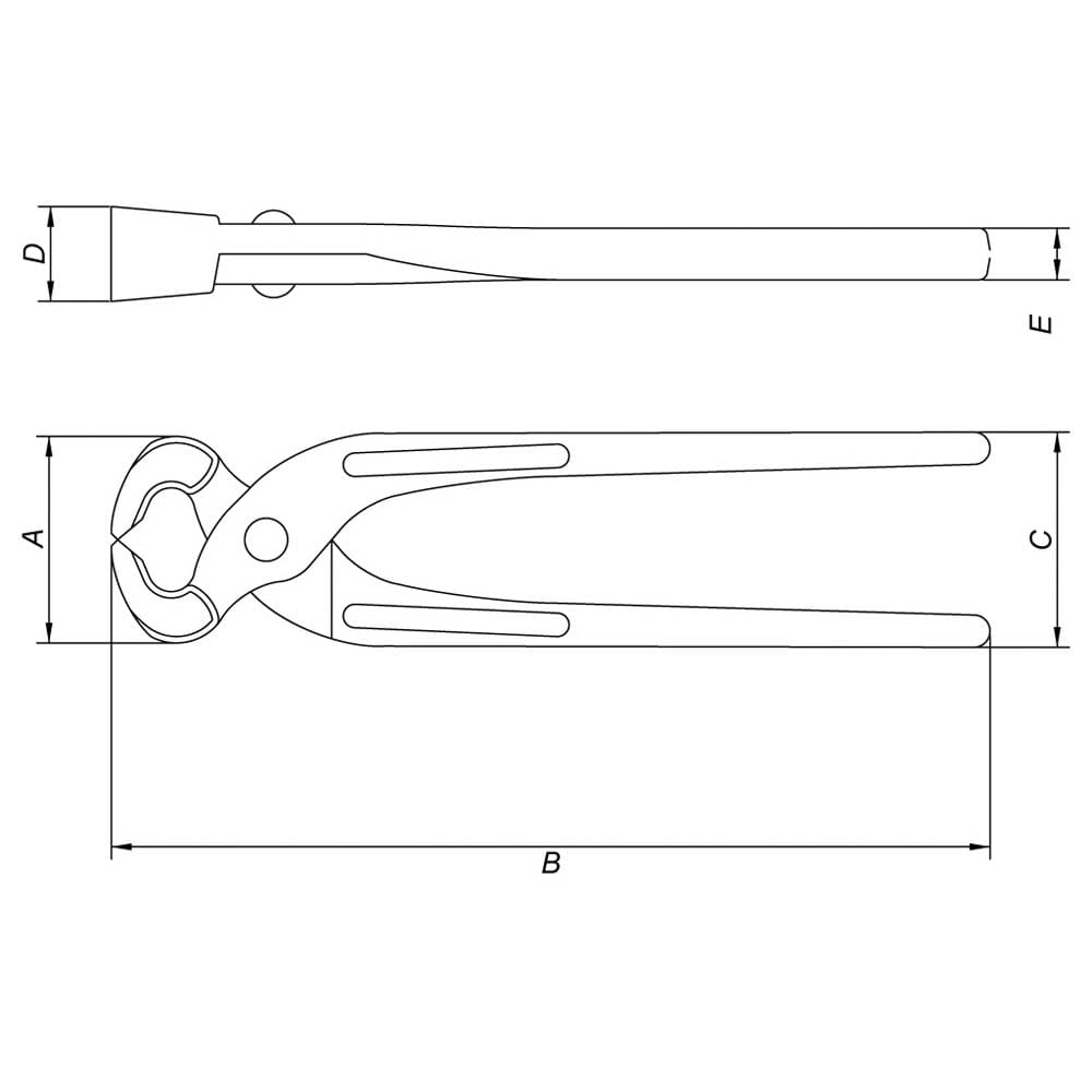 Torques Carpinteiro Tramontina 10” - Preto - TORQUES DE CARPINTEIRO 10 PRETO TRAMONTINA - 1
