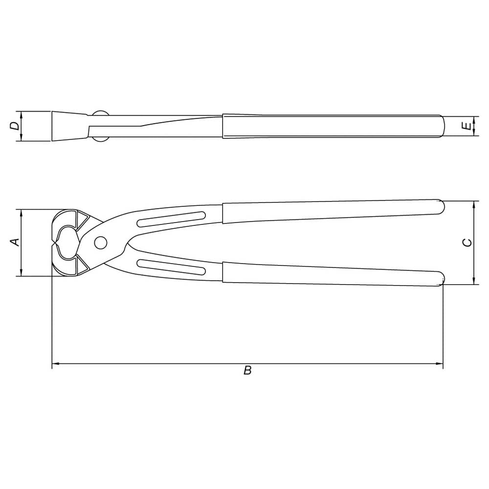 Torques Armador Tramontina 10” - Preto - TORQUES ARMADOR 10 POL TRAMONTINA - 1