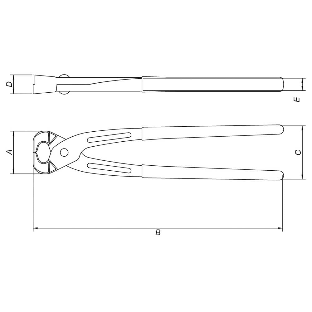 Torques Armador Tramontina 12” Meio Corte - Preto - 1