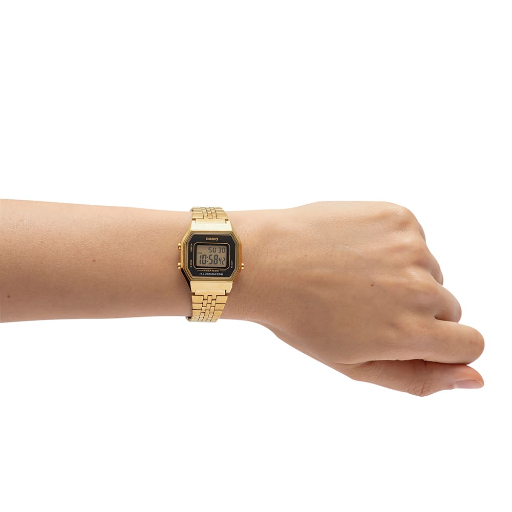 Relogio Feminino Digital Casio LA680WGA1DF - Dourado