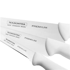 Conjunto de Facas Tramontina Premium em Inox e Polipropileno - 3 Peças - 3