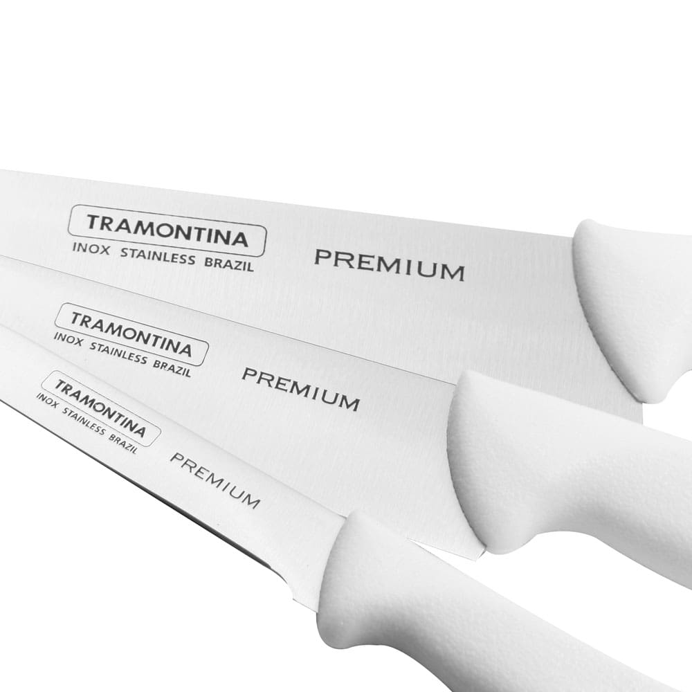 Conjunto de Facas Tramontina Premium em Inox e Polipropileno - 3 Peças - 2
