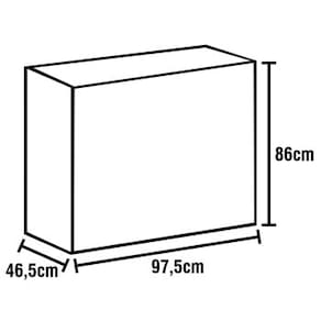 Cômoda Infantil Kiplac Móveis com 1 Porta e 4 Gavetas Carinhoso - Branco - 2