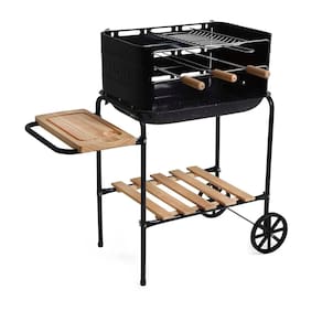 Churrasqueira Mor Califórnia 3011 com Grelha, Tábua, Espetos e Rodas para Transporte - 2
